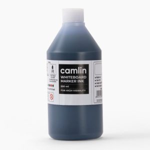 Camlin Blue Whiteboard Marker Ink – High Visibility Refill Bottle (500 ml)