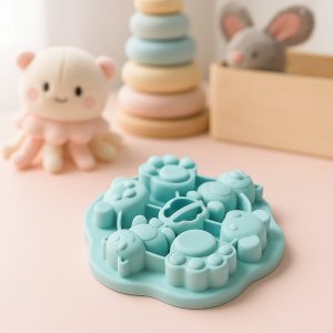 Silicone Kids Cartoon Shape Chocolate, Jelly & Candy Mold (1 Pc)