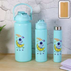 Premium Water Bottles 2000ml + 900ml + 300ml  - (Set)