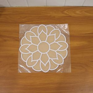 Lotus Rangoli Stencil | Reusable MDF Template for Easy Diwali & Pooja Floor Decor