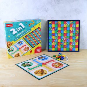 Funskool 2-in-1 Classic Board Game – Ludo & Snakes and Ladders Combo Set for Kids and Families