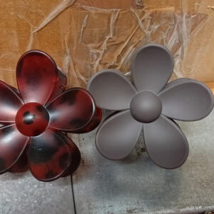 Elegant Plastic Flower Hair Clip (1 Pc / Mix Color)
