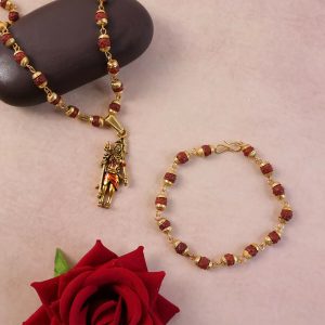 Mahadev Pendant with Rudraksha Necklace Combo