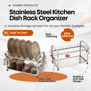 Regular Stainless Steel 12 x 18 Dish Rack