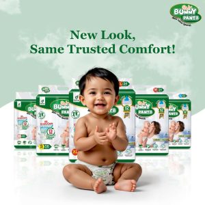 Baby Diaper Pants with 360° Leakproof Protection – Ultra Dry, Fast Absorption, Rash-Free Comfort