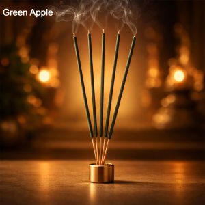 Green Apple Fragrance Dry Masala Stick Agarbatti Natural Incense Sticks for Pooja