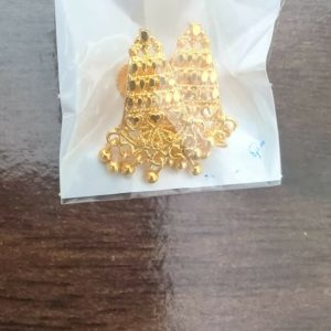 Designer Traditional Gold Tone Jhumka | Stylish Jewellery