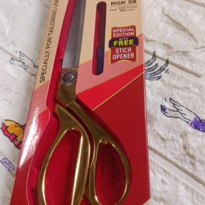 Stainless Steel Tailoring Scissor Sharp Cloth Cutting for Professionals (Golden)