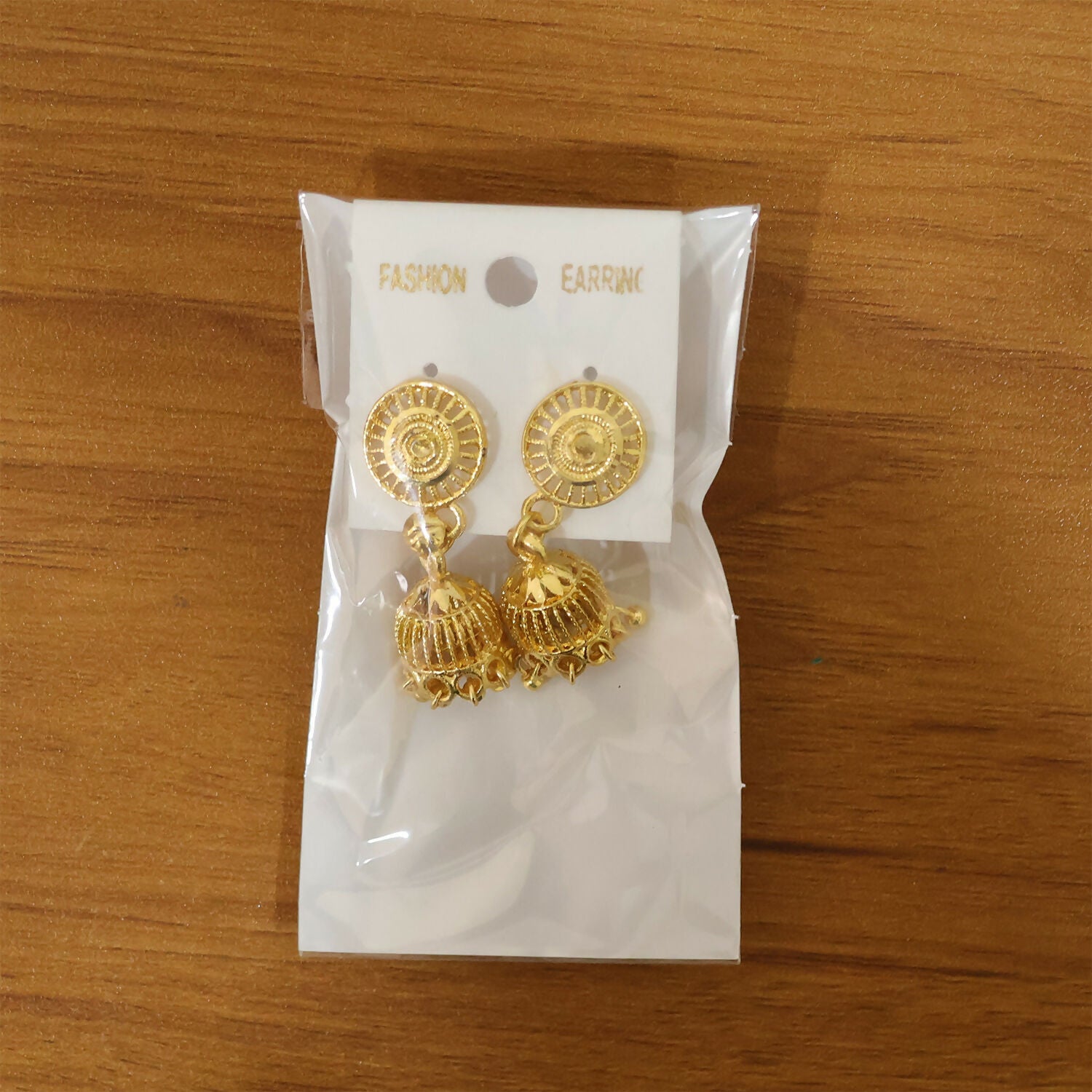 Traditional Gold Plated Jhumka Earrings for Women & Girls Ethnic Festive Jewelry - Image 6