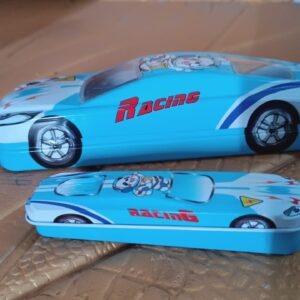 2 In1 Car Shape Metal Compass Box With Small Compass Box Inside