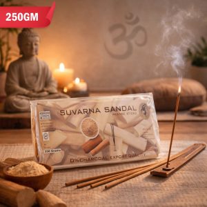 Suvarna Sandal Fragrance scented Stick Agarbatti Natural Incense Sticks for Pooja