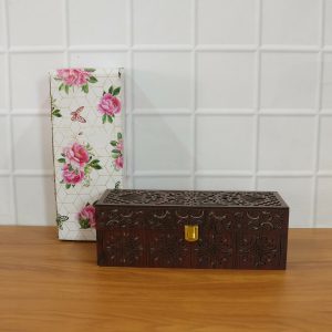 Wooden Dry Fruit & Mukhwas Storage Gift Box