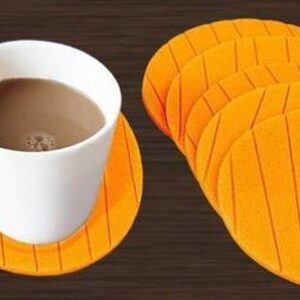 6 Pcs Round Silicone Cup Mats for Tea, Coffee, Mug & Wine – Home Use