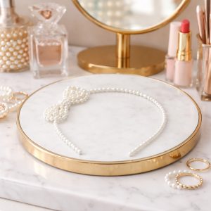 Premium Pearl & Beaded Designer Hair Band (1 Pc, Mix Design)