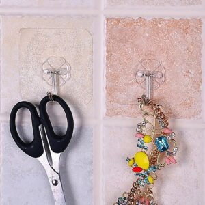 Heavy Duty Flower Adhesive Wall Hooks - (10 Pc / Set)