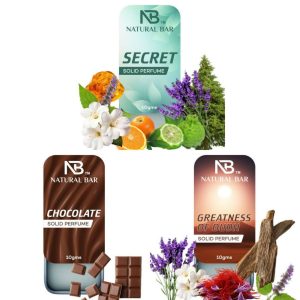Secret, Chocolate And Greatness of Oud solid perfume Combo (3pc/10gm)