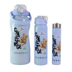 Premium Water Bottles – 2000ML + 900ML + 300ML (Set)