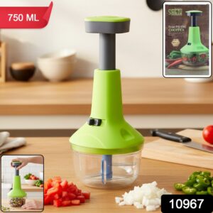 Push-Down Vegetable & Fruit Chopper (B-Grade / 750 ML)