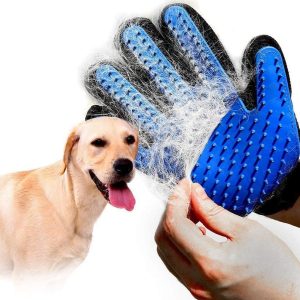 Pet Grooming Deshedding Glove (1 Pc, Mix Color)
