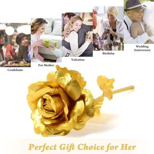 B Golden Rose is perfect for decorating homes, offices, cafes (1 Pc)