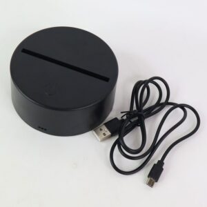 3D Illusion Multicolor Changing LED Night Lamp with Cat Design