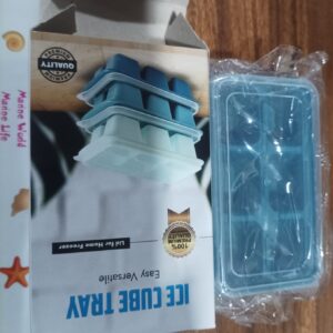 6 Grid Silicone Ice Tray Used In All Kinds Of Places Like Household Kitchens (1 Pc)