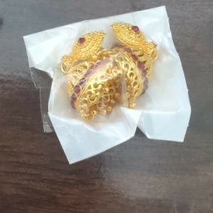 Elegant Gold Plated Jhumki Earrings for Women & Girls | Traditional Party Wear