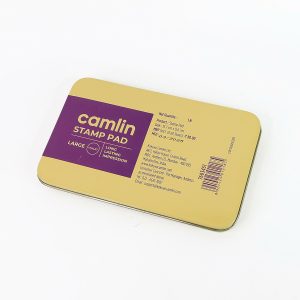 Camlin Stamp Pad – Large Violet Ink, Long Lasting Impressions