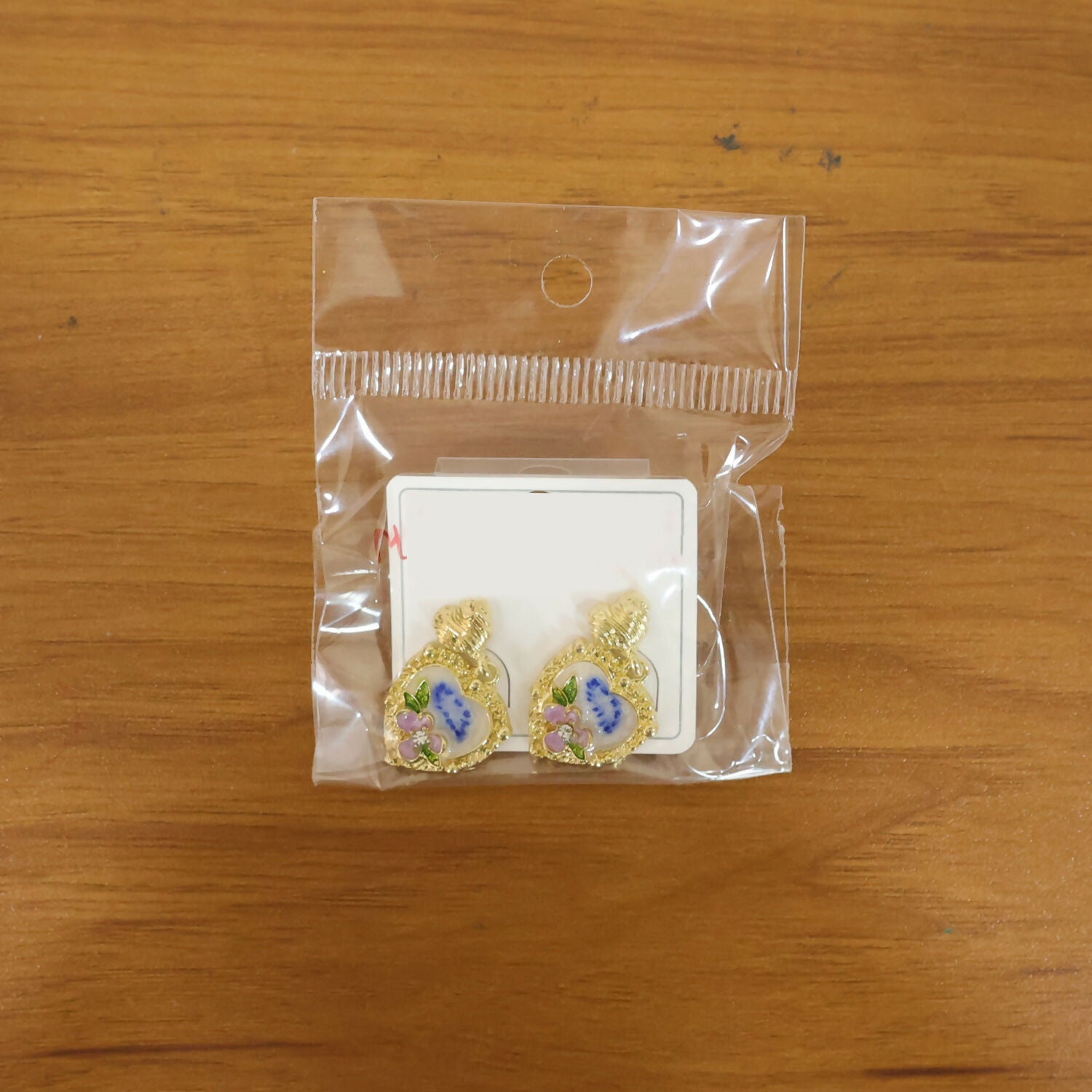 Premium Korean Style Heart Floral Drop Earrings for Women | Gold Plated Pearl & Crystal Fashion Earrings - Image 6