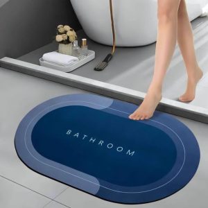 Anti slip Oval Mat, Super Absorbent Floor Mat, Bath Mat, Soft Carpet , bathmat
