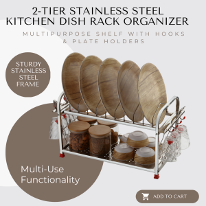 Regular Stainless Steel 12 x 18 Dish Rack