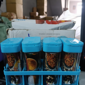 multipurpose spice rack with tray set of 4