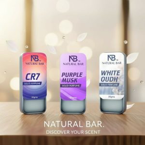 Cr7, White Oud And Purple Musk solid perfume Combo (3pc/10gm)