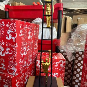 Modern Ladder Climbing Man Sculpture Decorative Table Showpiece