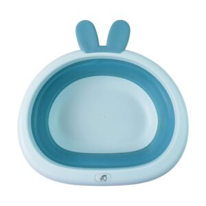 Foldable Multipurpose Collapsible Basin with Bunny Ear Handle