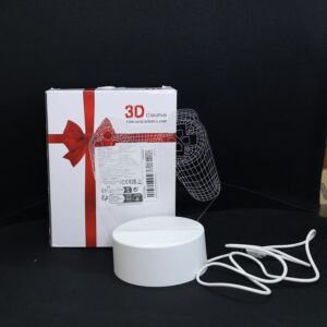 3D Acrylic LED Night Lamp – Game Controller Shape Decorative Light for Gamers (1 Pc)
