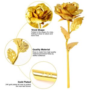 B Golden Rose is perfect for decorating homes, offices, cafes (1 Pc)
