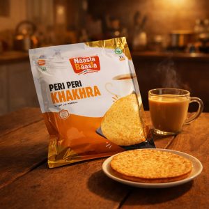 Naasta Baasta Peri Peri Khakhra Ready-to-Eat Spicy Crispy Wheat Snack (200 Gm)