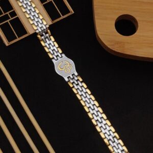 Dual-Color Bracelet Style Om