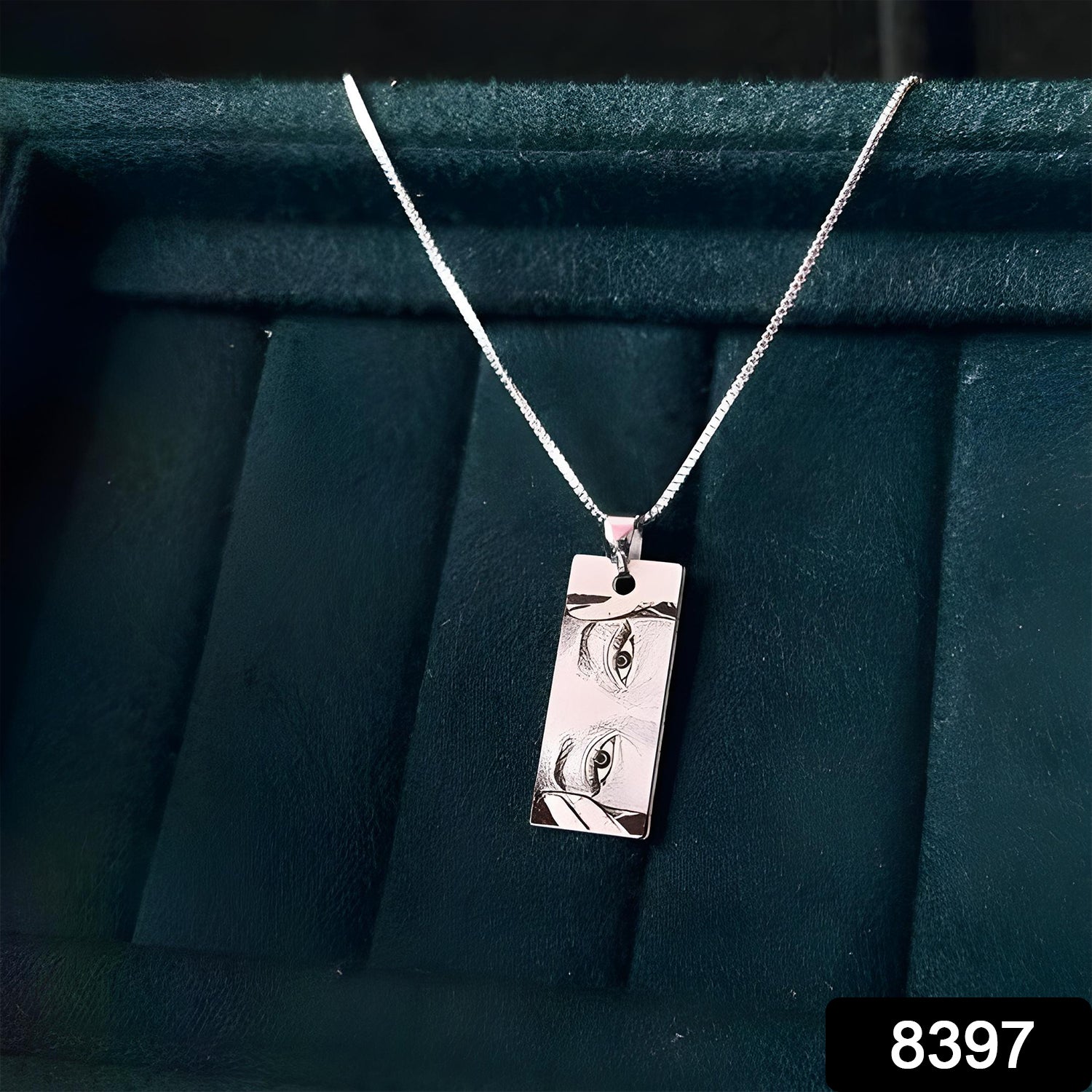 Custom Engraved Eye Pendant Necklace Personalized Jewelry for Women