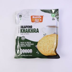 Naasta Baasta Jalapeno Khakhra Ready-to-Eat Crispy Whole Wheat Snack (200 Gm)