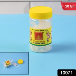 Premium Bhimseni Camphor ISO Borneol Flakes (20gm / 1 Pc)