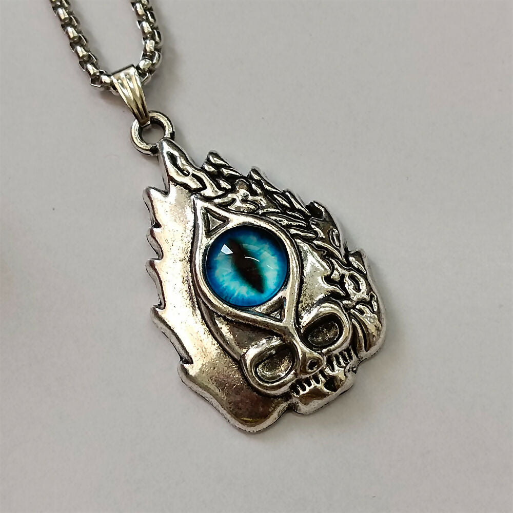Demon Devil's Eye Chain Pendant