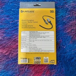 100 W TYPE C BRAIDED 2M CABLE LTC-027 (6 Months Brand Warranty)