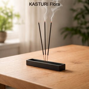 Kasturi Flora Pure Incense Sticks Musk & Floral Blend for Home, Meditation