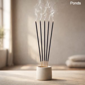 PONDS Incense Sticks Charcoal-Free Fragrance Agarbatti Pack for Home Temple Meditation Prayer Aromatic Dhoop Sticks