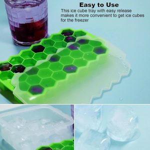Honey Ice Tray with lid pack of 5