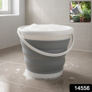 Collapsible Folding Bucket for Cleaning, Car Wash & Travel (1 Pc / 23x16 Cm)