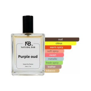 Purple Oud Perfume Warm Spicy Citrus Long Lasting Gift (50 ml)