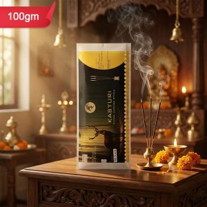 Kasturi Flora Pure Incense Sticks Musk & Floral Blend for Home, Meditation